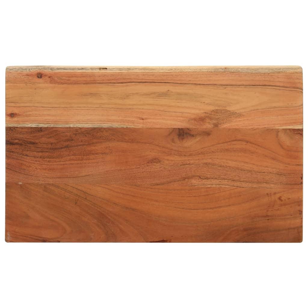 bordplade 60x40x3,8 cm rektangulær massivt akacietræ