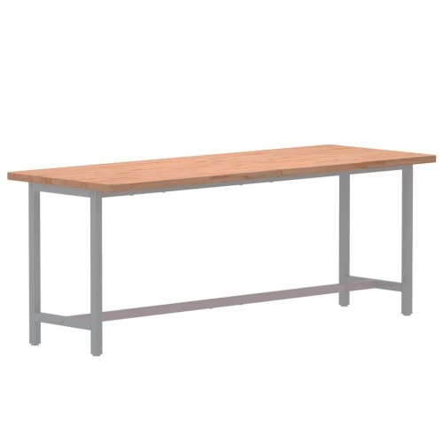 Skrivebordsplade 150x55x2,5 cm massivt bøgetræ