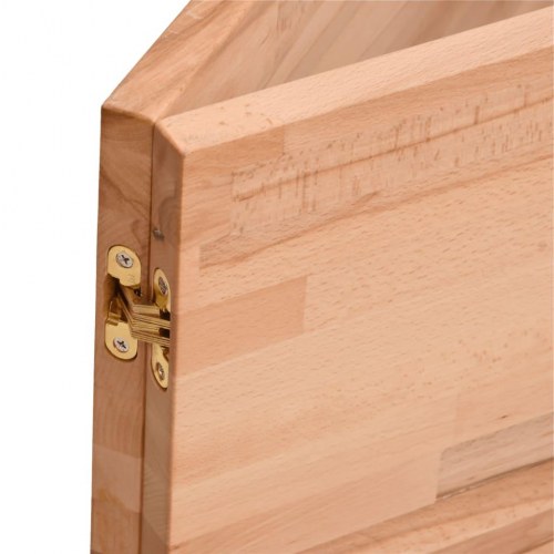 Skrivebordsplade 150x55x2,5 cm massivt bøgetræ