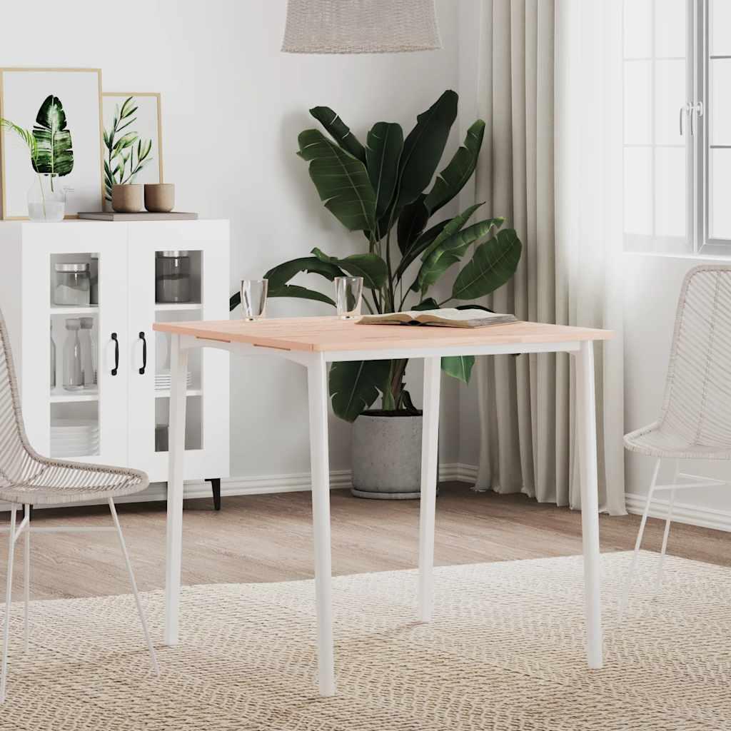 Bordplade 70x70x1,5 cm firkantet massivt bøgetræ