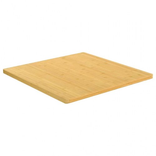Bordplade i bambus 80 x 80 x 2,5 cm