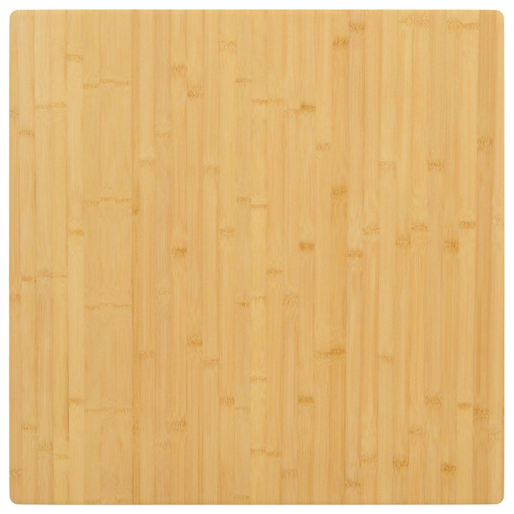 Bordplade 70x70x2,5 cm bambus