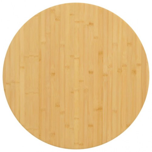 Bordplade Ø90 x 1,5 cm i bambus