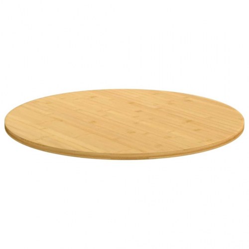 Bordplade Ø90 x 1,5 cm i bambus