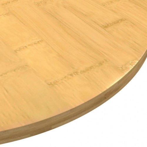 Rund bordplade Ø40 x 1,5 cm i bambus - lakeret