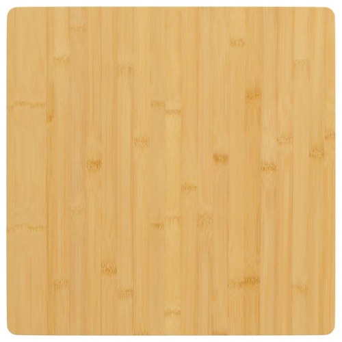 Bordplade i bambus 60 × 60 × 4 cm - firkantet, lakeret
