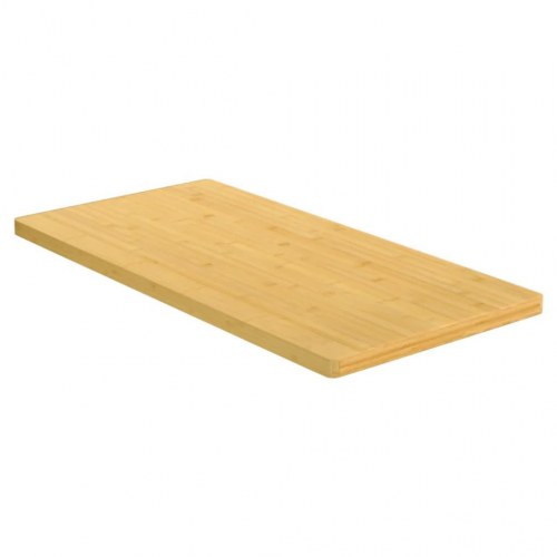 Bordplade i bambus 50 × 100 × 2,5 cm - rektangulær
