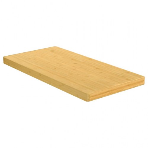 Bordplade i bambus 50 × 100 × 4 cm - rektangulær, lakeret
