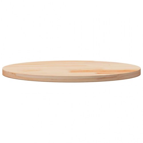 Bordplade Ø70x2,5 cm massivt fyrretræ