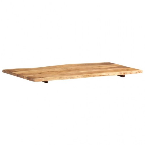 Bordplade i massivt akacietræ 100 x (50-60) cm