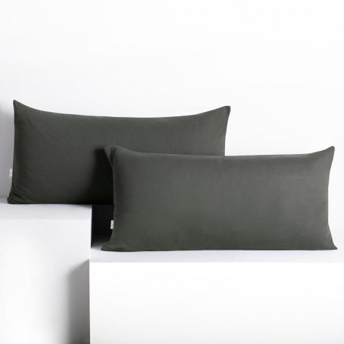 DecoKing Amber pudebetræk 40×80 cm - grafit, jersey, 2 stk.