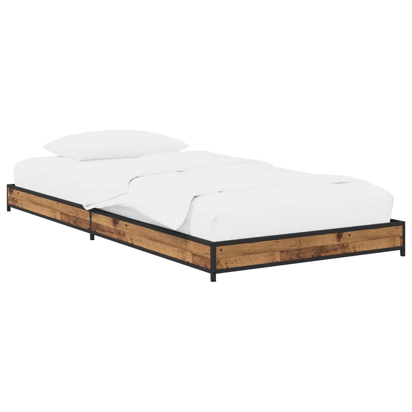 Sengestel Gammelt trÃ¦ 80 x 200 cm Konstrueret trÃ¦