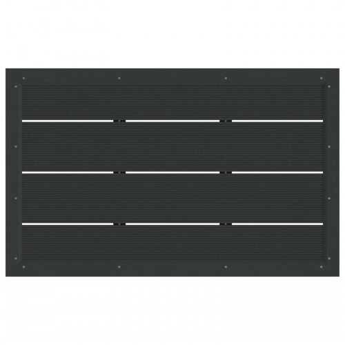 Bruser baseplade i WPC - sort 101 × 63 × 5,5 cm