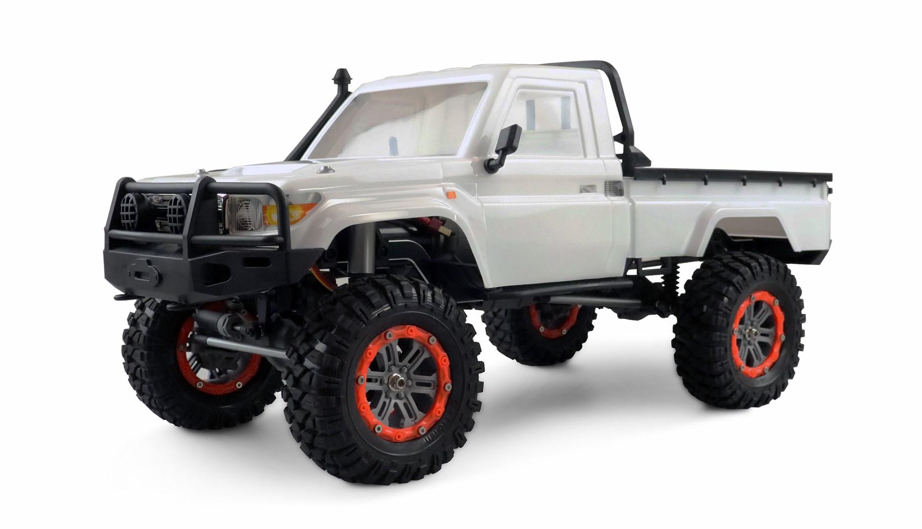 RCX10B 1:10 scale crawler - fjernstyret 4WD RTR, hvid/sort billede