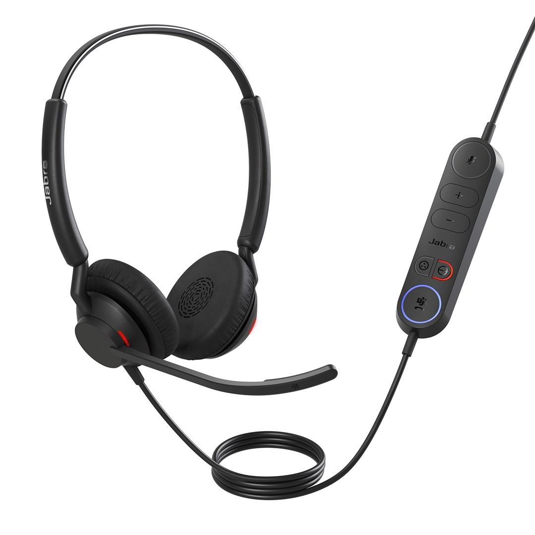 Jabra Engage 40 USB-A MS Stereo headset med kontrolenhed billede