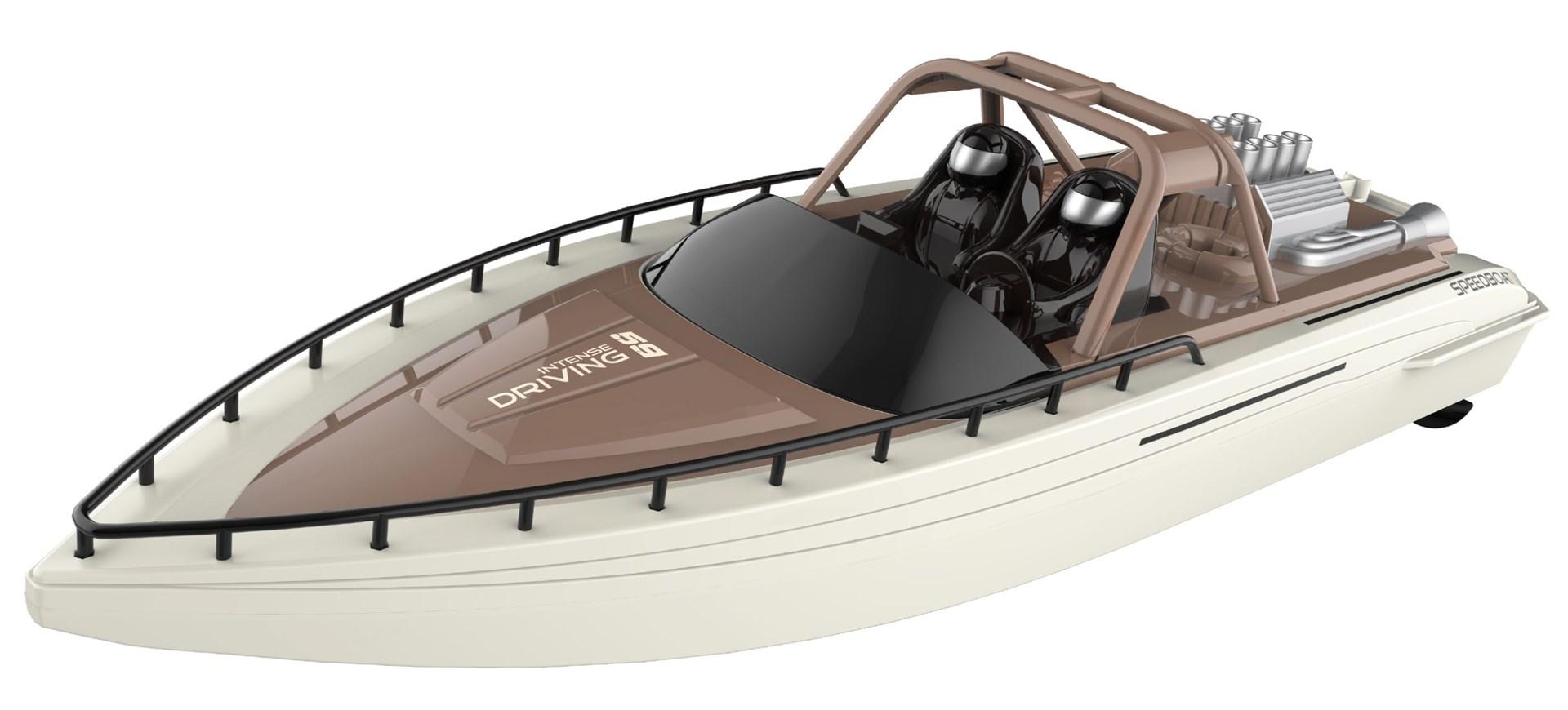 Fjernstyret speedbåd 2,4 GHz - 15 km/t, RTR, 38 cm billede