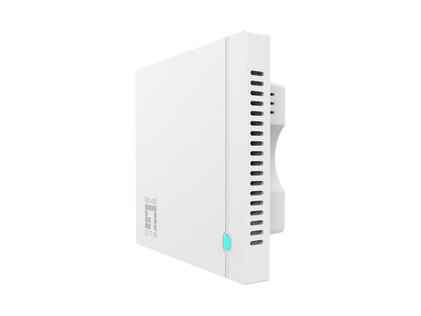 LevelOne AX1800 Dual Band Wi‑Fi 6 in-wall PoE access point billede