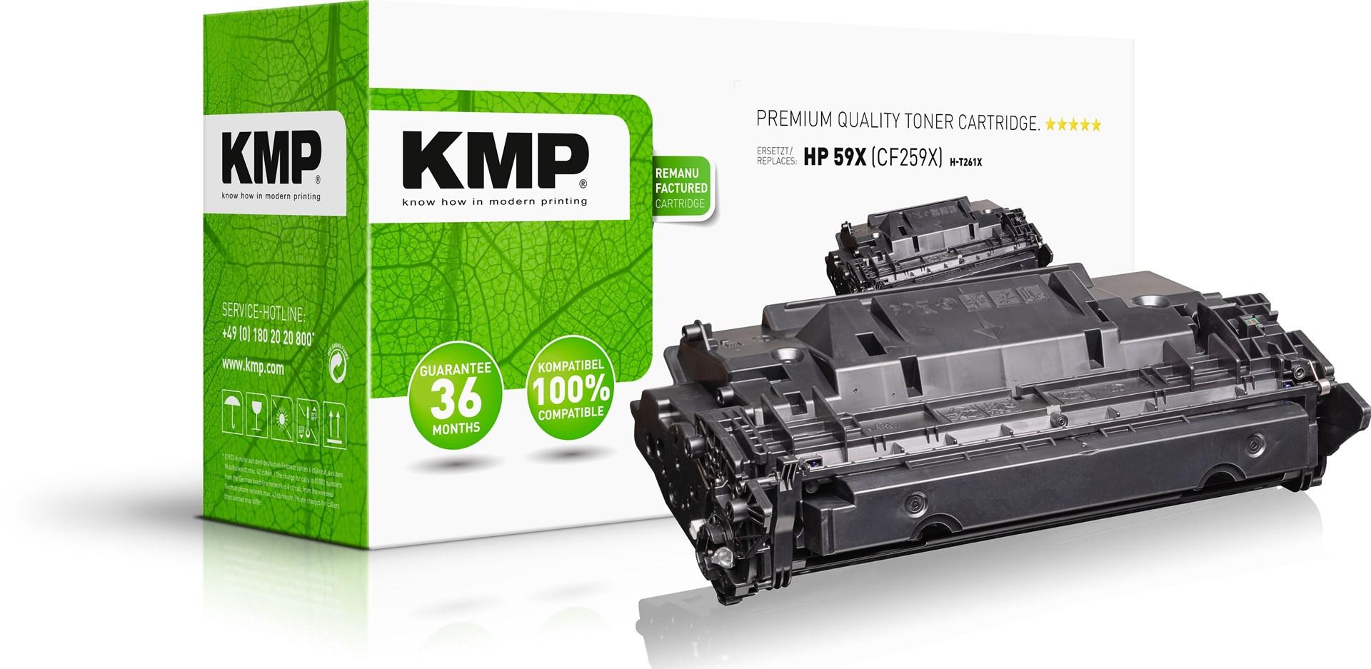 KMP H-T261X toner - kompatibel til HP 59X (CF259X), sort