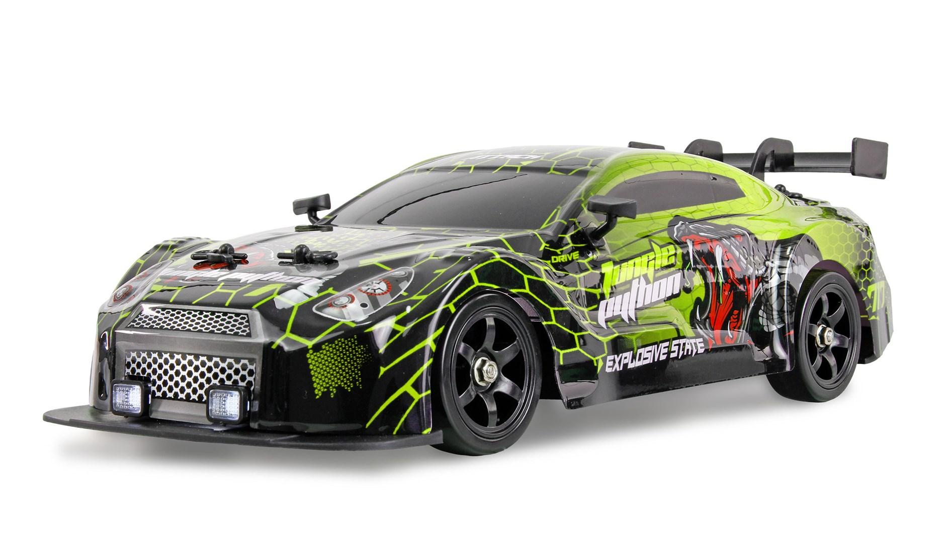 RC driftbil 1:16 med røg- og lyseffekt - 2,4 GHz, 4WD (RTR) billede