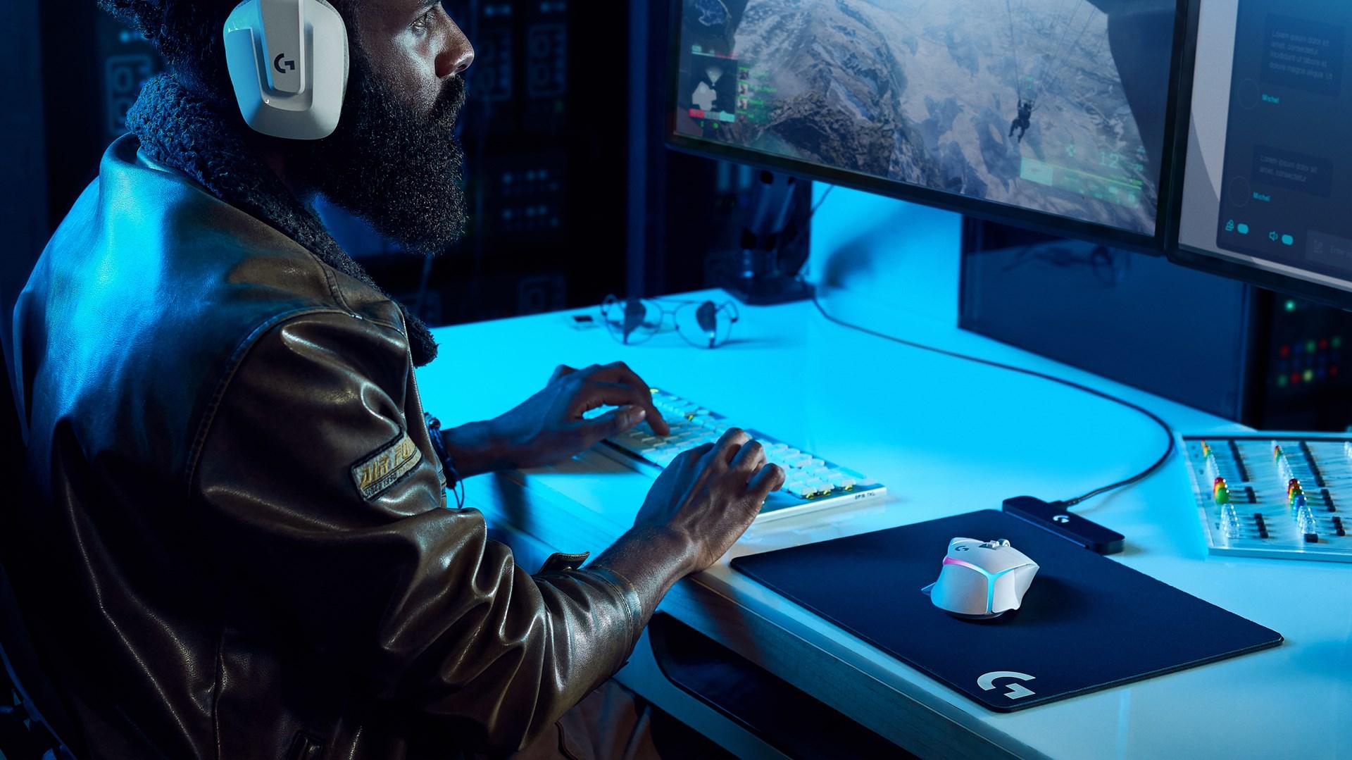 Logitech G502 X Plus LIGHTSPEED trådløs RGB gaming-mus - hvid billede