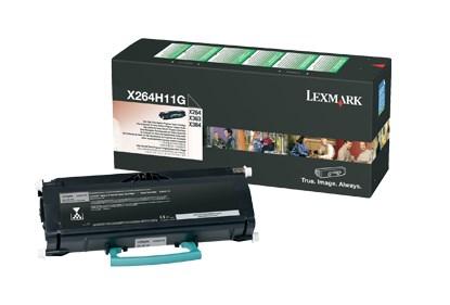 Lexmark X264H11G toner - sort, original, høj kapacitet billede
