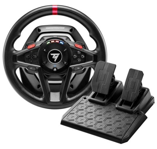 Thrustmaster T128-P rat og pedaler - USB, PC/PS4/PS5 - Sort billede