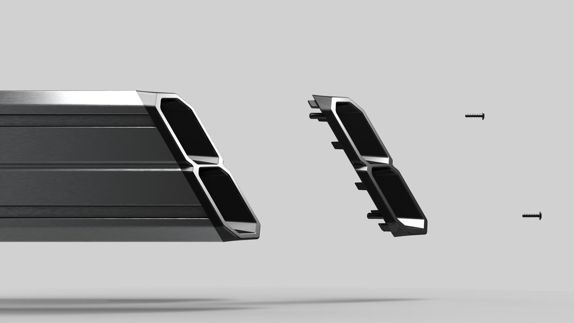 Racing cockpit i aluminium - Res‑Tech Smart Cockpit, grå/sort