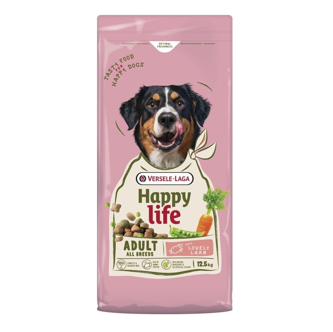 VERSELE-LAGA Happy Life Adult med lam - tørfoder til hunde 12,5 kg