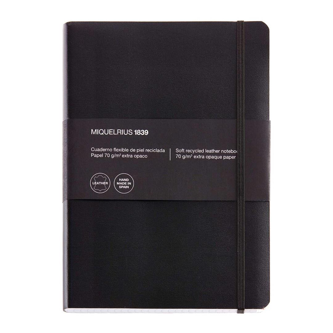 Miquelrius LEATHER1839 Notizbuch 152X210 SQR 5mm Index,300Bl