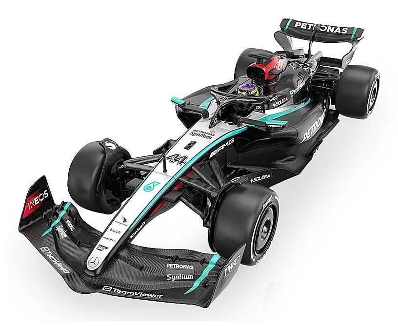 Fjernstyret sportsbil 1:12 - 2,4 GHz, el-motor (sort)