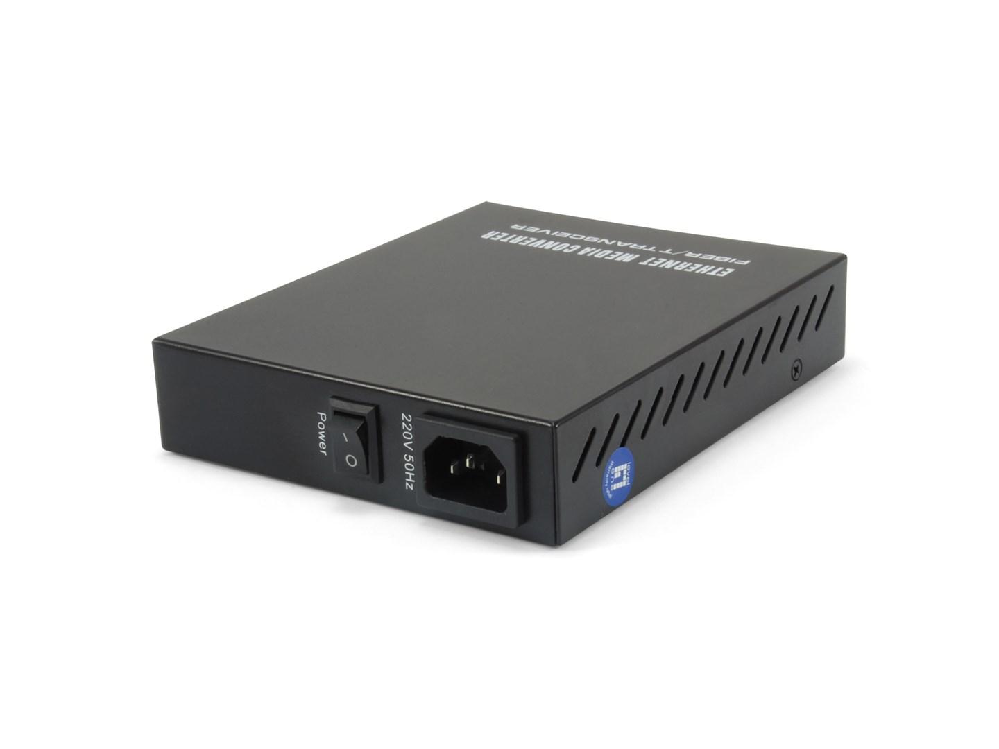 LevelOne GVM-1220 RJ45 til SC administreret gigabit mediekonverter - singlemode fiber, 20 km billede