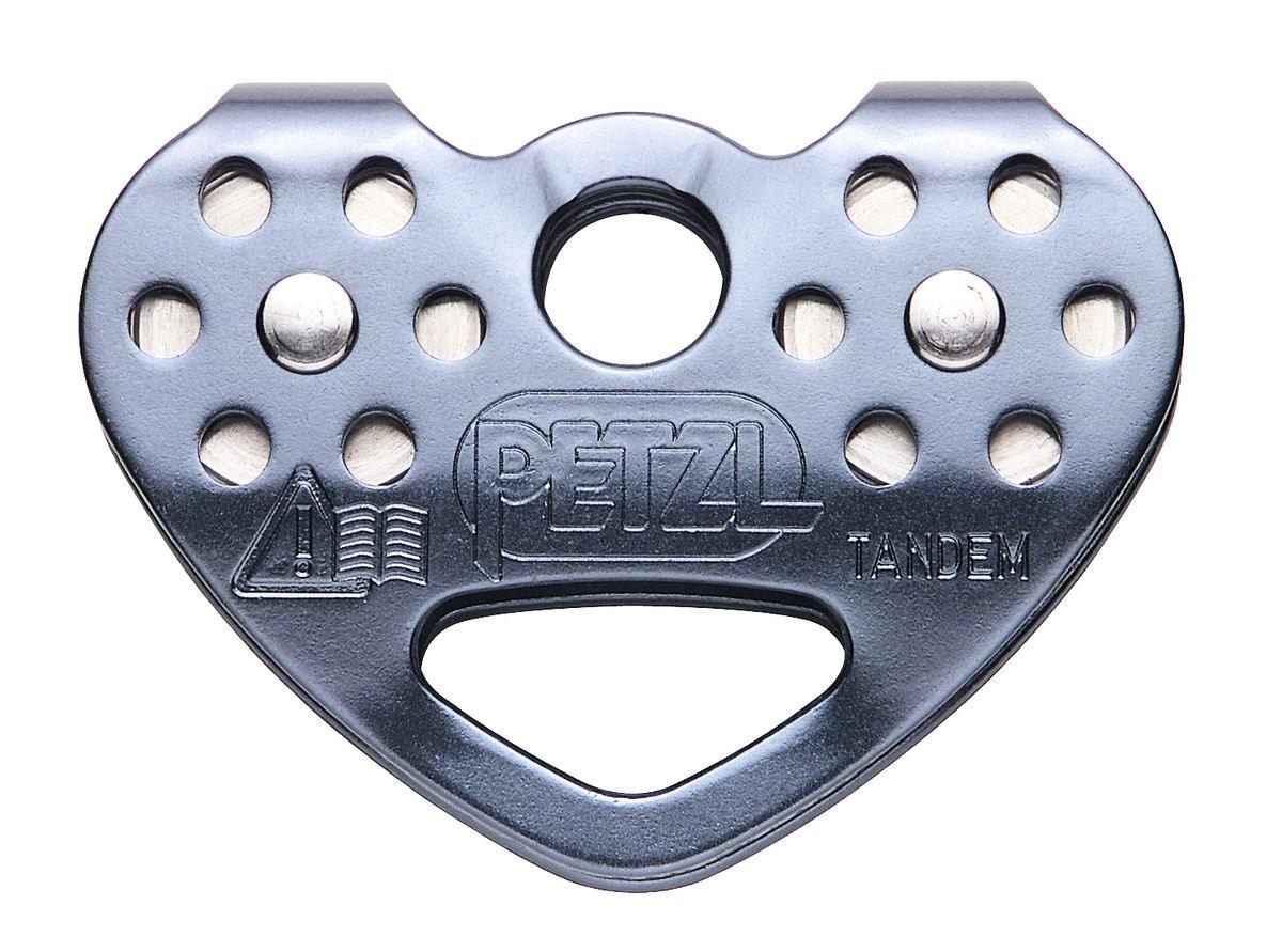 Petzl TANDEM - dobbelt trisse til reb og wire billede
