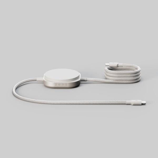 Zens USB-C til USB-C Pro 2 kabel 240 W - Hvid billede