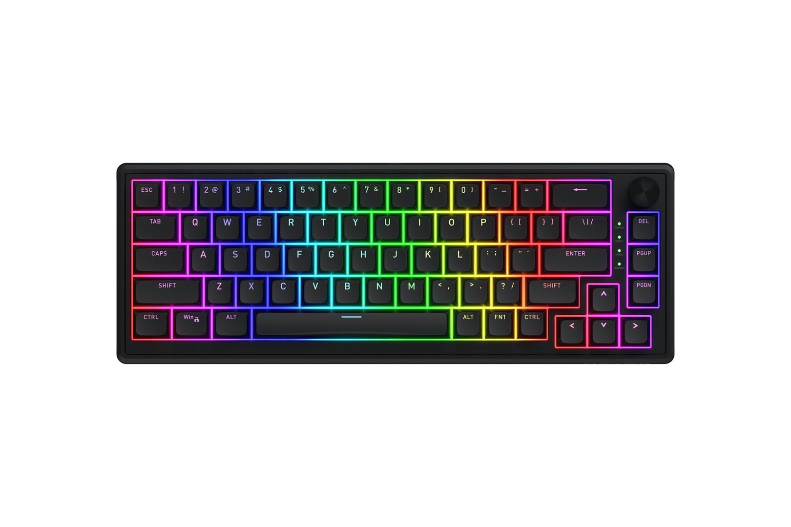 HATOR Skyfall 65 kablet mekanisk tastatur - USB-C, RGB, sort