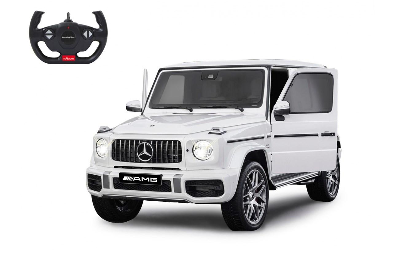 Mercedes-Benz AMG G63 fjernstyret bil 1:14 - hvid (2,4 GHz)