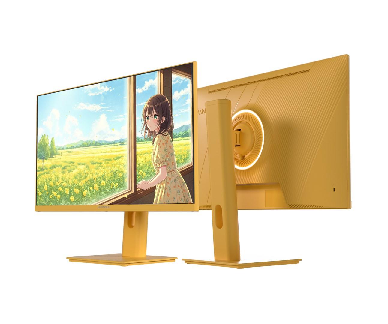 JAPANNEXT JN-I238FHD120F-HSP-YE 23,8" Full HD IPS gaming-skærm - Gul