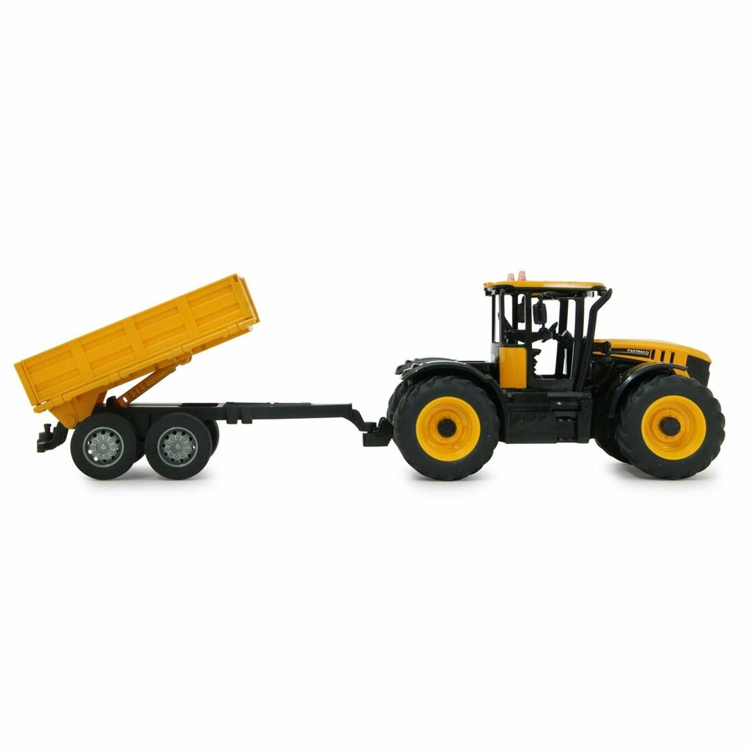 JCB Fastrac fjernstyret traktor med tipvogn 1:24 - 2,4 GHz