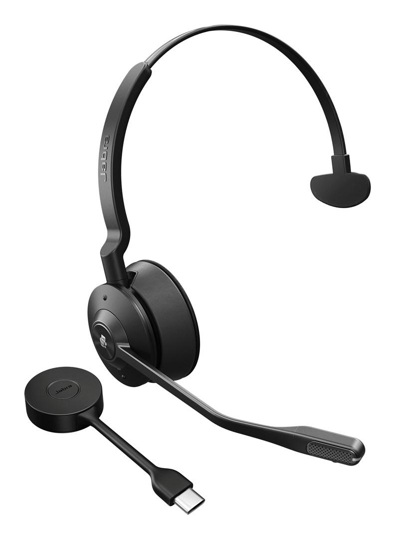 Jabra Engage 55 SE USB-C MS Mono - trådløst headset til Microsoft Teams billede
