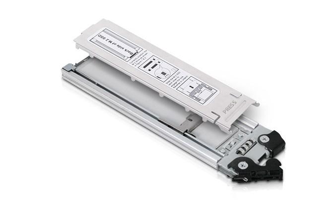 MB840TP-B M.2 SSD-kabinet - aluminium/sort billede
