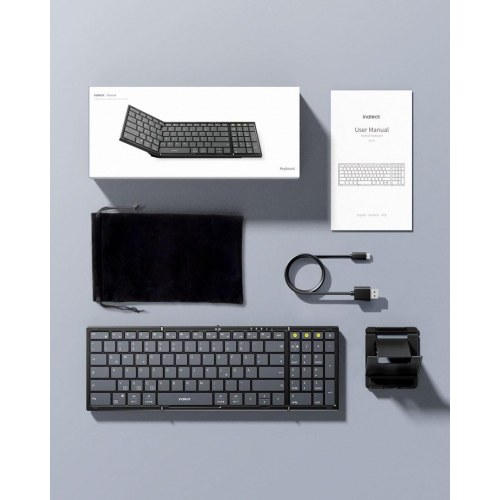 Foldbart Bluetooth-tastatur Inateck N0135 - sort