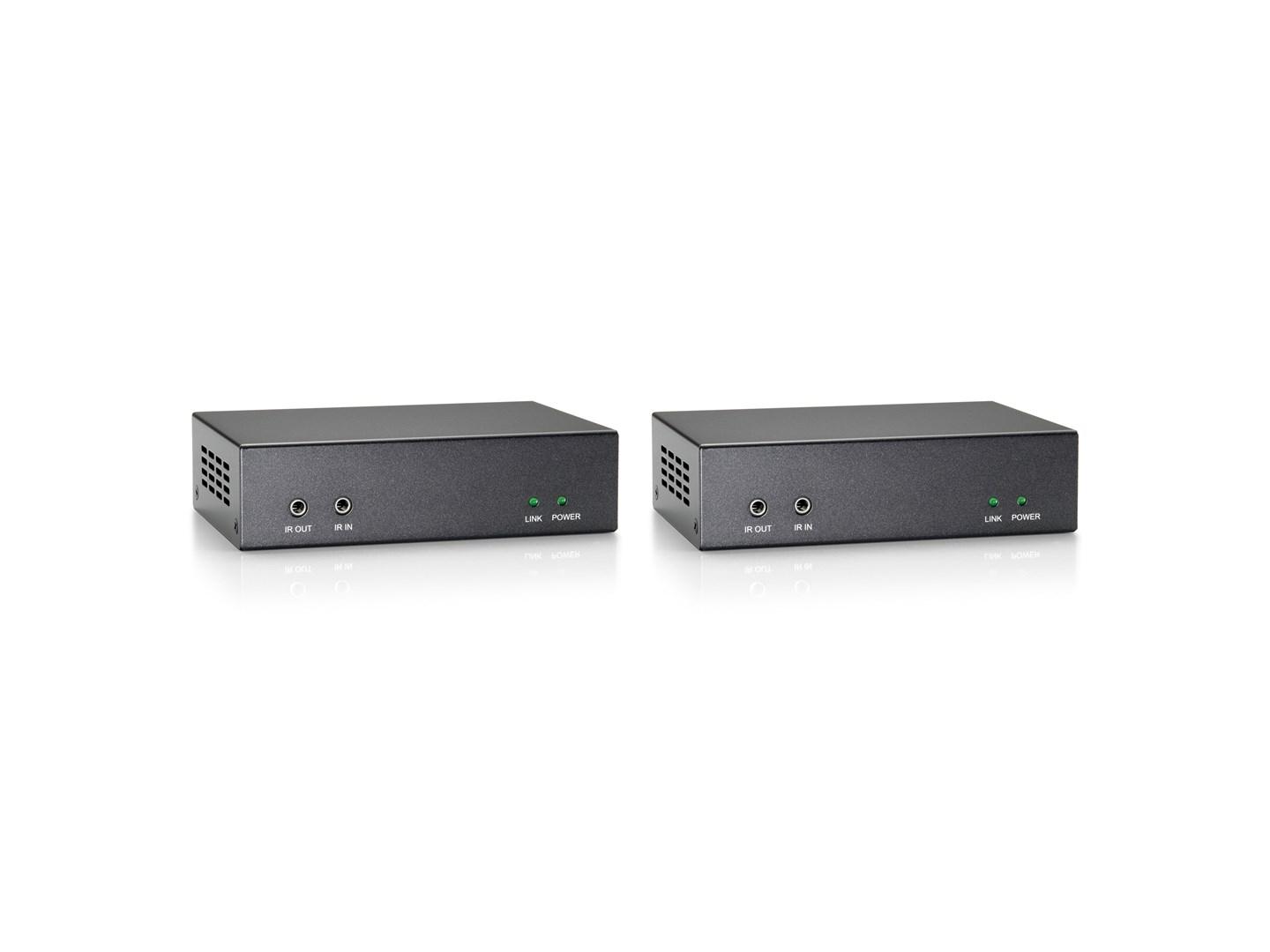 HDMI over Cat5 extender-sæt, HDBaseT, 100 m, 802.3af PoE - HVE-9200P billede