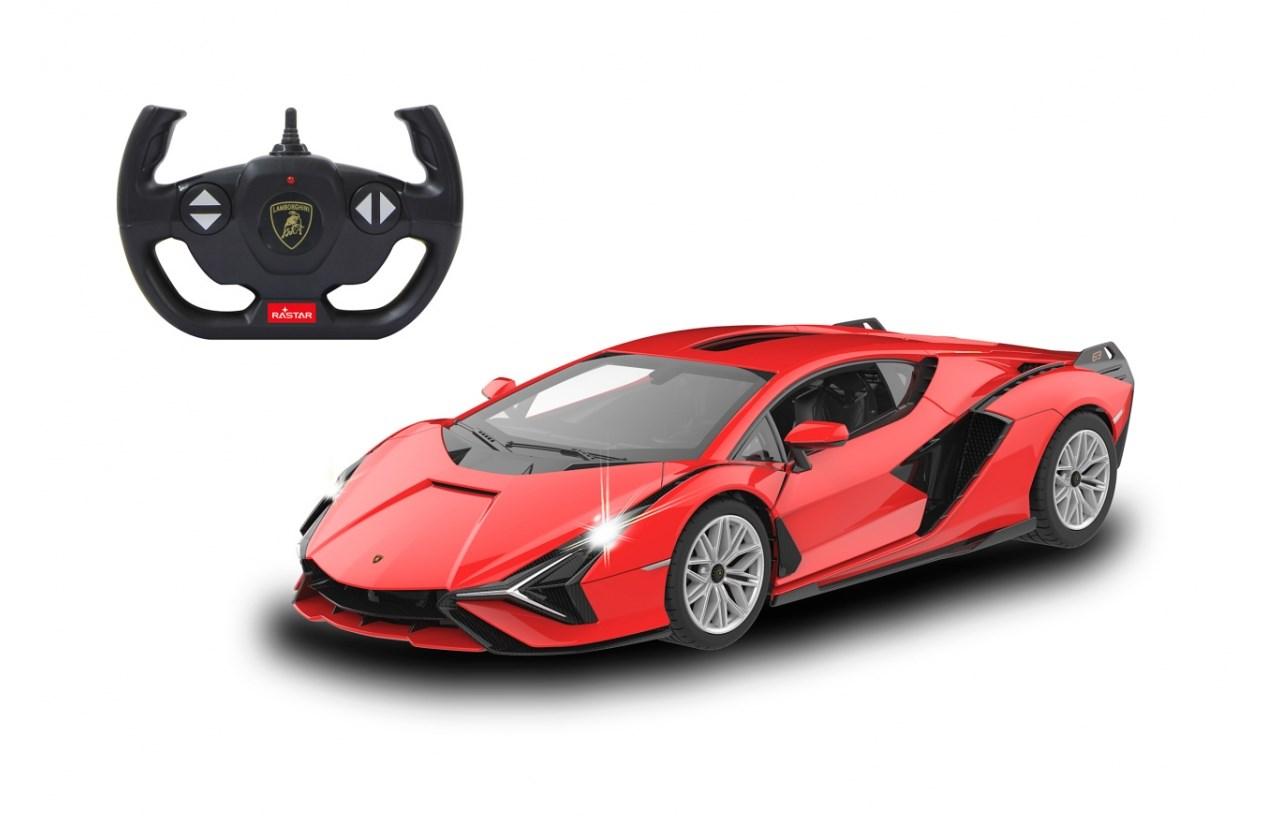 Lamborghini Sián fjernstyret sportsbil 1:14 - rød (2,4 GHz)