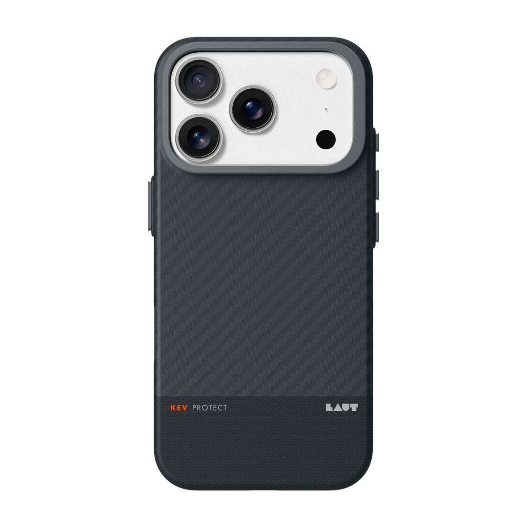 LAUT KEV PROTECT - aramid-cover til iPhone, 16 cm (6,3") - sort