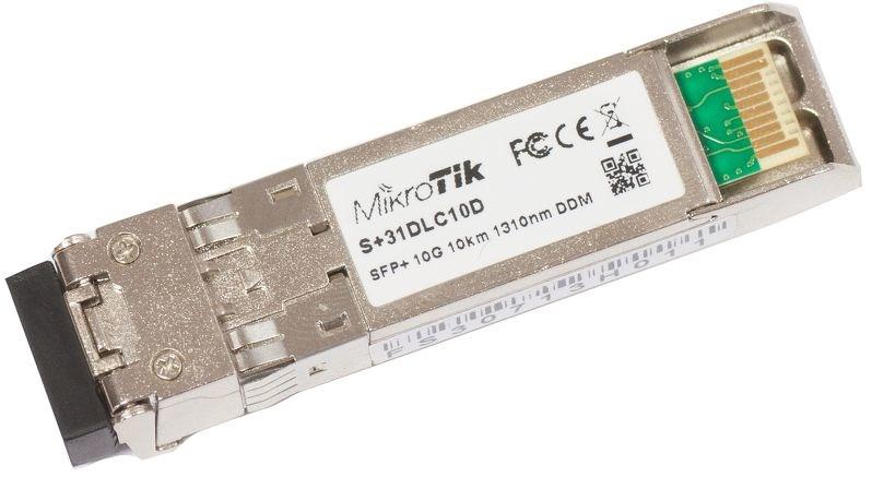 MikroTik S+31DLC10D SFP+ fibertransceiver - 10 G, 1310 nm, LC, 10 km billede
