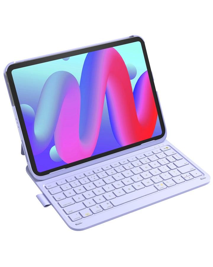 Inateck BK2007 Bluetooth tastaturcover til iPad - Lilla