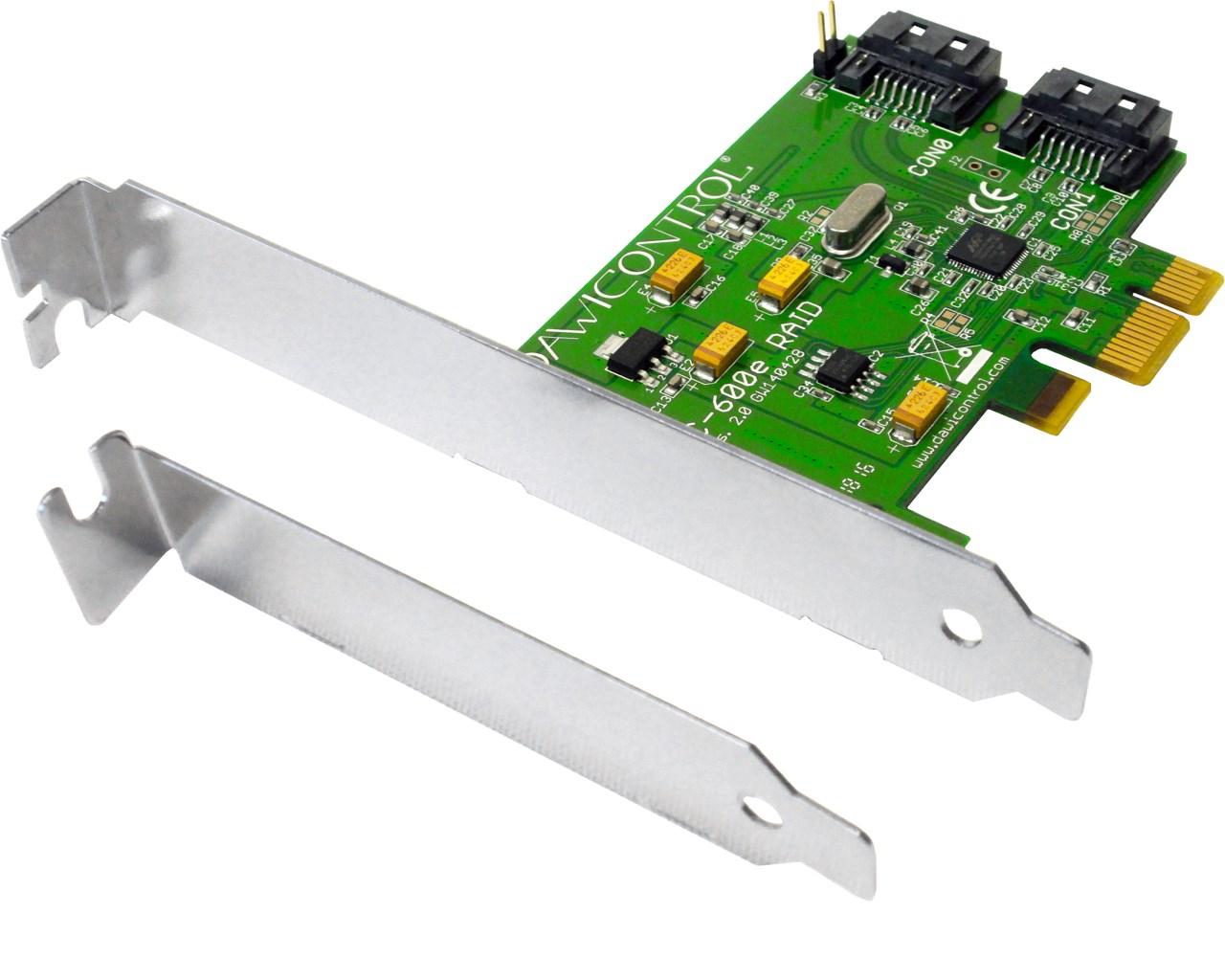Dawicontrol DC-600e RAID - PCIe 2.0 SATA-controller 6 Gbit/s (low profile) billede