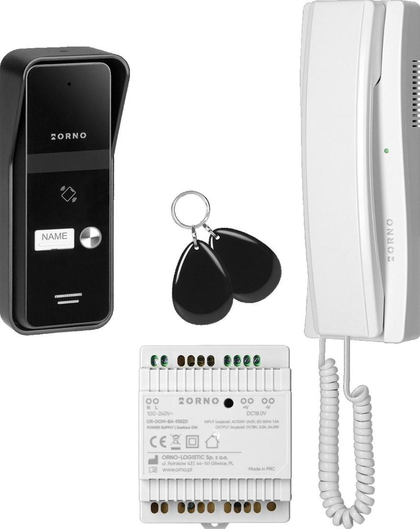 ORNO OR-DOM-BA-935ZD/W dørtelefon - 2-leder intercom sæt