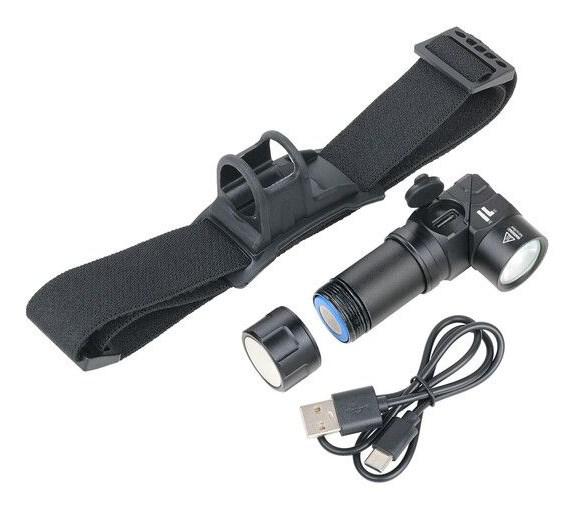 Knicklicht Micro - håndlygte og pandelygte med SMD LED, sort
