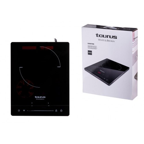 Taurus Darkfire bærbar induktionskogeplade - 2000 W, 29 cm