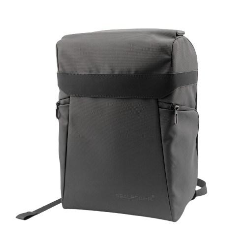 RealPower 495559 rejserygsæk - sort, 33,5 × 44,5 × 18 cm